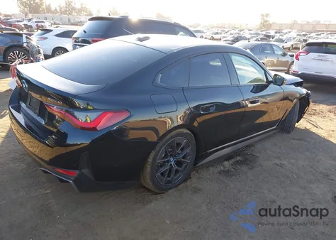 2023 BMW I4 Edrive40 from USA, damaged, VIN WBY73AW01PFR30465